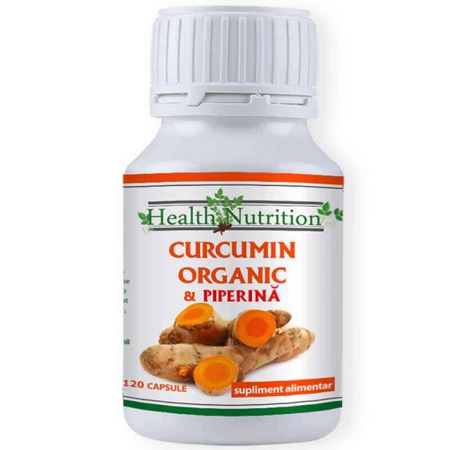 CURCUMIN ORGANIC + PIPERINA 120 capsule Health Nutrition